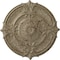 Ekena Millwork Attica Acanthus Leaf Medallion (Canopies up to 4 5/8"), 53 1/2"OD x 3 1/2"P, Gobi Desert Crackle CM53ATGDC - alternate 1